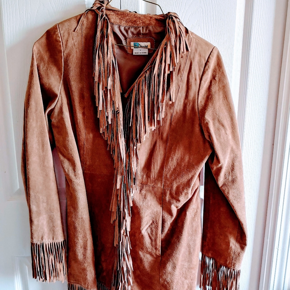 Woman's Western Fringe Coat